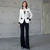 IWY/黑白撞色西装女简约通勤上班族正装职业套装律师工作西装套装CP1951 商品缩略图1