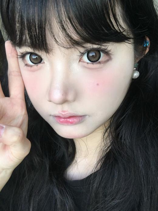 kikicon 月抛美瞳  酒心可可 直径14.5mm 着色14.2mm 商品图0