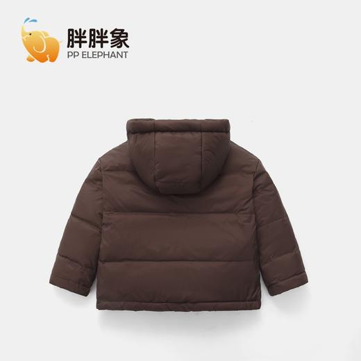 【团购】胖胖象简约连帽多色可选90白鸭绒羽绒服K12    面料：100%锦纶，里料：100%聚酯纤维，胆料：100%聚酯纤维，填充物：白鸭绒 商品图5