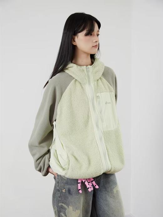 Mood Like Me/MWT2410/ 毛巾摇粒绒连帽防风立领外套 商品图3