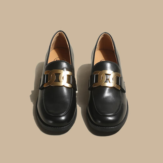 品质好货 | Safiya/索菲娅2024春秋英伦平底乐福鞋 SF43112729 商品图6