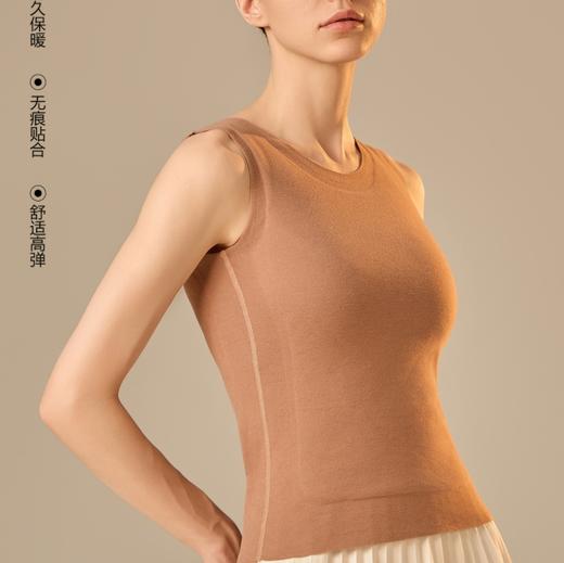 男女加绒保暖背心绵羊毛夹层加厚背心马甲（4-1007） 商品图3