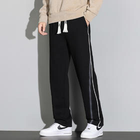 【新款DQ】大依优型大码直筒休闲长裤男舒适休闲简约百搭加肥加大男装潮款