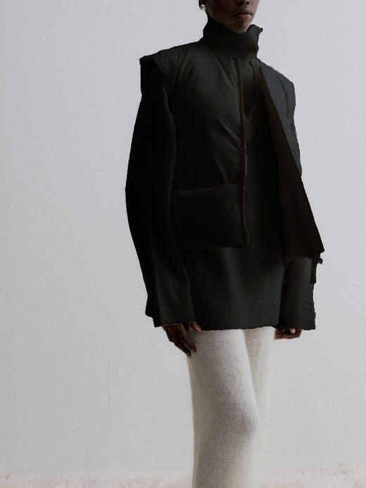 VC｜AW24001 Willow down vest 羽绒马甲 [ 黑 / 白 / 灰 ] 商品图6
