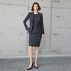 IWY/深灰色小香风背心裙两件套秋冬高级感毛呢外套加厚职业套装C2118+Q1225 商品缩略图1