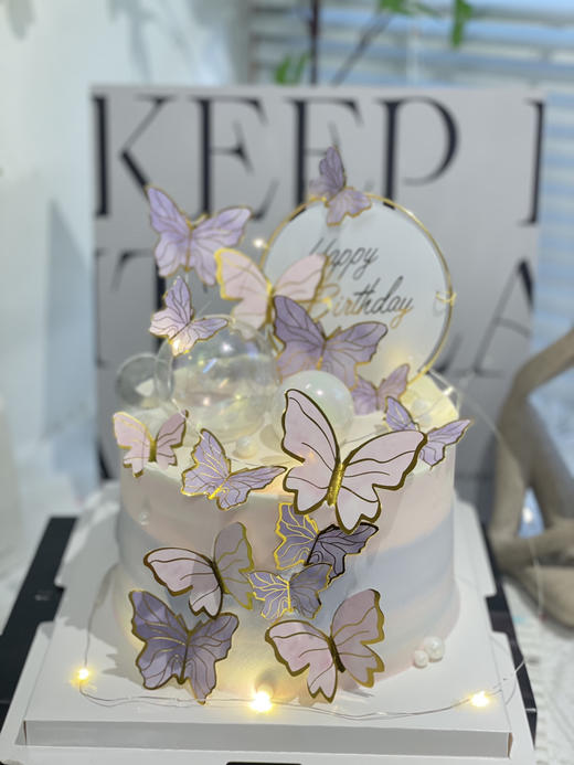 蝴蝶奶油蛋糕 下单前请仔细阅读商品详情 商品图0