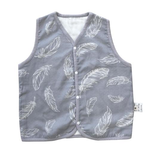 A类竹棉纱布婴儿马甲秋冬季  男童女童宝宝背心可外穿 儿童马甲 商品图4