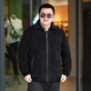 【雪尼尔】【新款DTX】大依优型大码加绒雪尼尔夹克外套加肥加大肥佬休闲上衣男士胖子秋冬 商品缩略图6