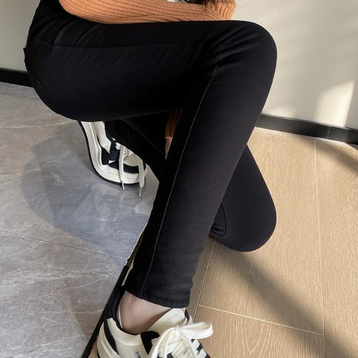 【清仓特价】骆柒柒绒绒小黑裤 加绒加厚保暖不惧寒冷 柔软高弹力 百搭显瘦 商品图8