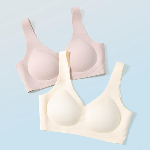 洁丽雅新款3D聚拢文胸稳固定型舒适百搭轻薄透气调整型文胸 商品图2
