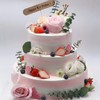 【鲜花创意蛋糕三层026款】 商品缩略图0