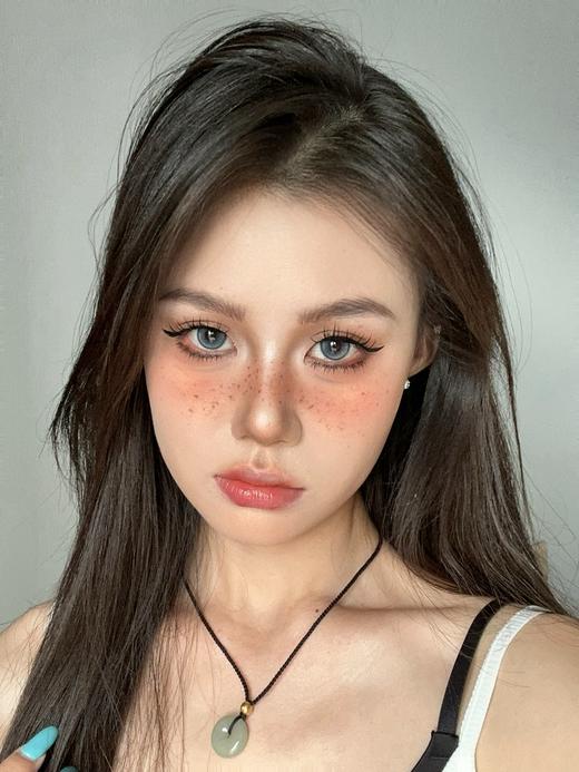 kikicon 月抛 陌蓝秋水 直径14.5mm 着色14.1mm 商品图5