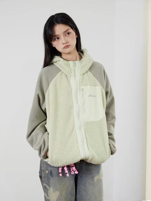 Mood Like Me/MWT2410/ 毛巾摇粒绒连帽防风立领外套 商品图0