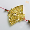 铜师傅《一路平安》真金鎏镀铜扇子挂件 家居装饰工艺品 书包挂件 商品缩略图2