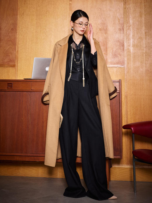 4583 主持人同款“大女人”套裤 权威 气场 高知 优雅颈袖添香 商品图11