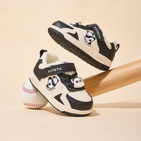 卡特兔儿童板鞋男童2025秋冬新款低帮防滑加绒保暖女童儿童棉鞋