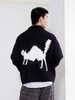 Mood Like Me/MMY2407/炸毛木木猫提花黑色毛衣 商品缩略图2