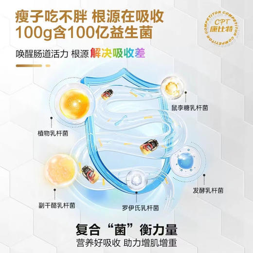 【康比特】炽金系列益生菌增肌粉七磅3200g 商品图3