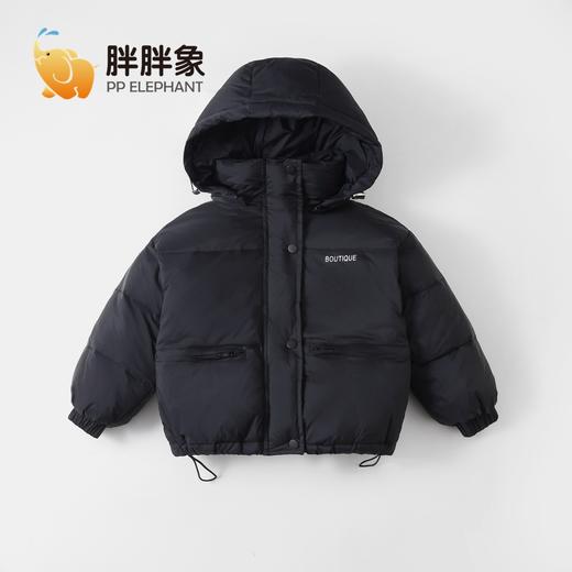 【团购】胖胖象90白鸭绒连帽羽绒面包服外套K08 面料：100%锦纶，里料：100%聚酯纤维，胆料：100%聚酯纤维，填充物：白鸭绒 商品图3