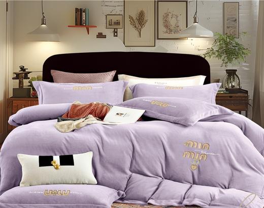 A类婴儿绒刺绣保暖四件套G117900048 商品图5