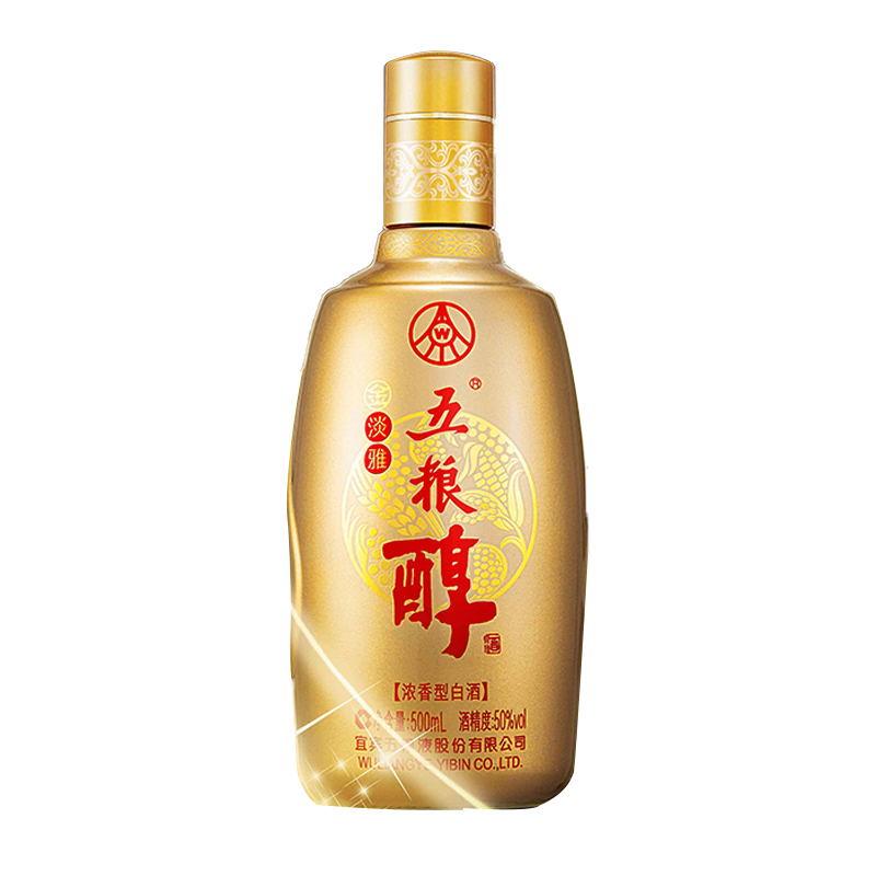 五粮醇·金淡雅 50度 500mL*1瓶