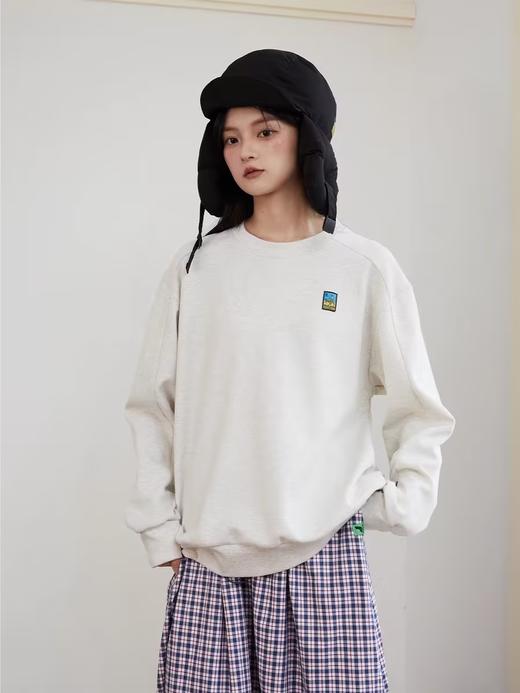 Mood Like Me/MTX2443/双面恒温亲肤290G基础款宽松圆领T恤 商品图1