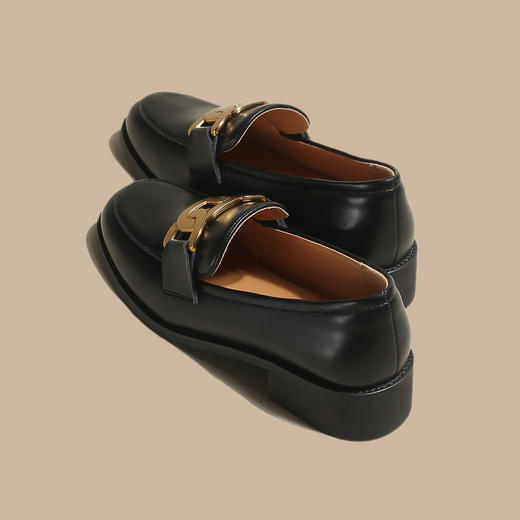 品质好货 | Safiya/索菲娅2024春秋英伦平底乐福鞋 SF43112729 商品图4