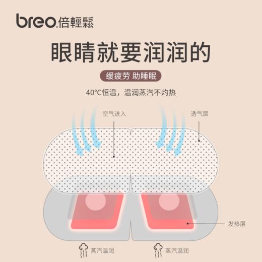 【母亲节礼物】倍轻松热敷蒸汽眼罩缓解疲劳护眼贴敷眼恒温办公室遮光眼罩 商品图3