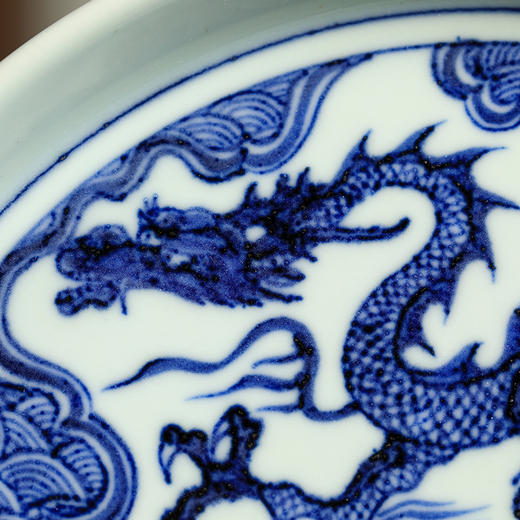 溪兰仰元-祥云升腾龙纹壶承 商品图4