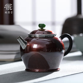 鹤鼎堂银壶于渚系列悦怿急须（铜包银）（缺货）