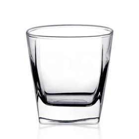 195ml帕莎方形洛杯 通透靓丽 杯壁厚实 坚硬耐用