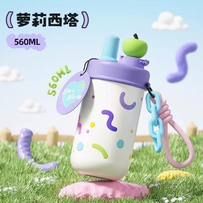 世大家苹果屋保温杯(陶瓷)萝莉西塔(紫) 商品图0