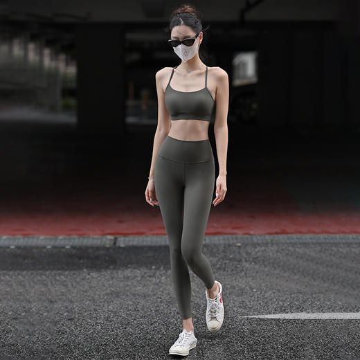 【高端面料】Beemen运动内衣女背心外穿聚拢速干健身秋冬季美背文胸 商品图4