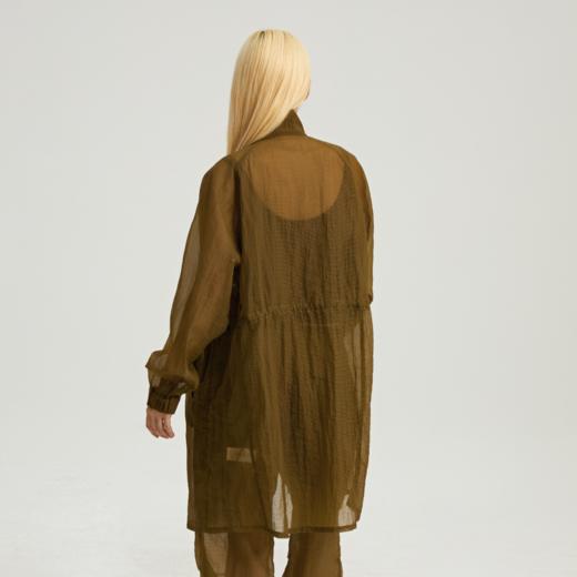 oneup透视风衣 商品图4