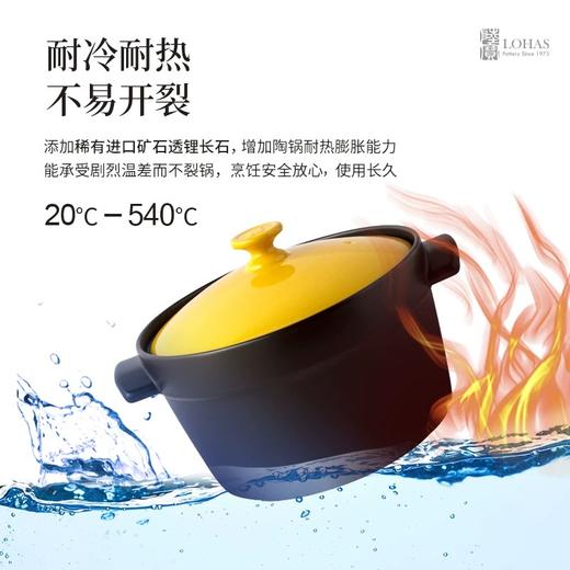 陆宝彩色陶瓷锅煮饭煲汤家用节能时尚单盖陶瓷锅砂锅送礼 洋风乐彩锅 商品图4