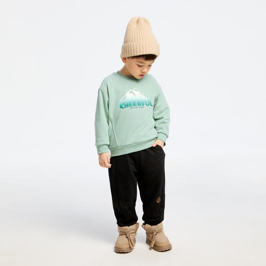 男童活力舒弹卫衣冬季新款安奈儿童装实体店同款XB441835 商品图3