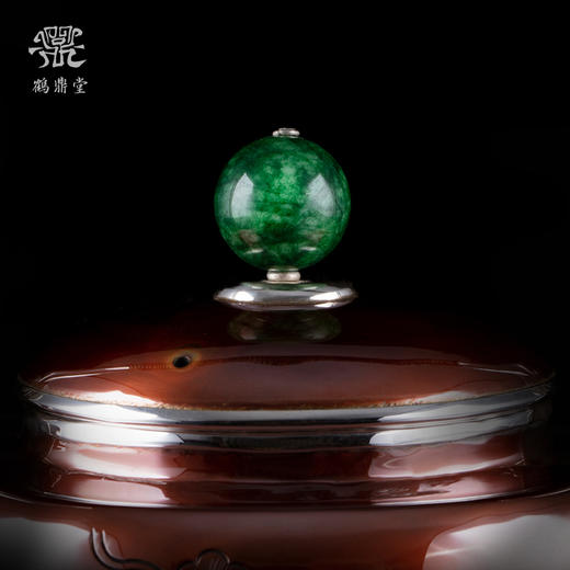 鹤鼎堂银壶于渚系列敬之錾刻葫芦汤沸（缺货） 商品图3