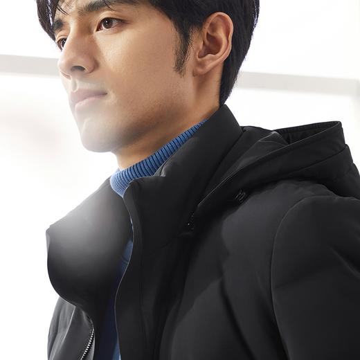 【白鸭绒】柒牌可卸连帽羽绒服男冬季新款休闲百搭保暖防寒厚外套	127E70620 商品图2