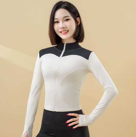跃牌【瑜堂系列】修身健身服显瘦瑜伽上衣运动瑜伽外套JYMW114/JYMW113 商品图3