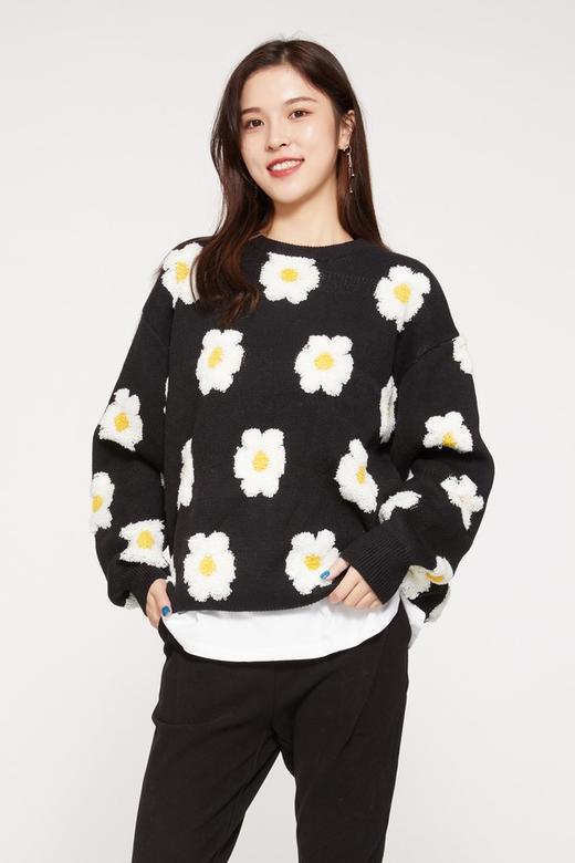 ANSUABEL 花朵针织毛衣 10022 商品图0