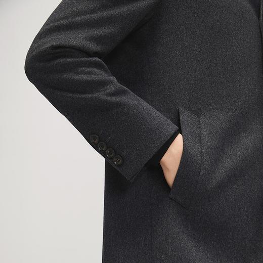 【含羊毛】柒牌男士毛呢大衣秋冬新品可拆羽绒内胆中长款休闲外套	127D70160 商品图2