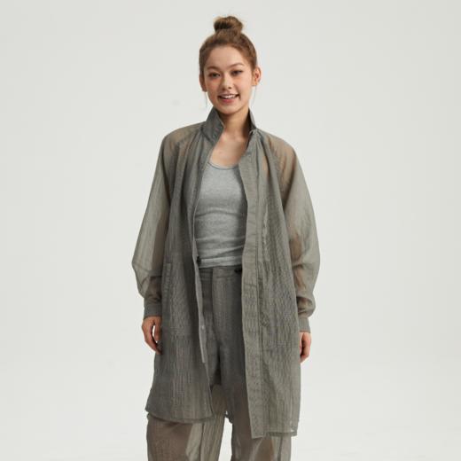 oneup透视风衣 商品图1