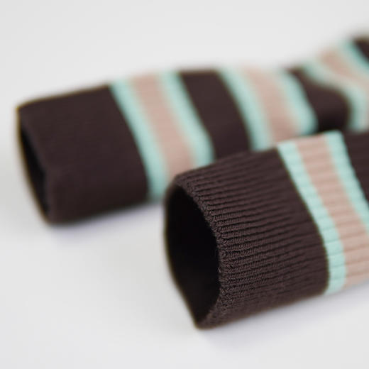 女【2双装 6双6折】丨女士中长筒袜子双针条纹撞色棉袜四季棉袜女袜子【2422202】 商品图4