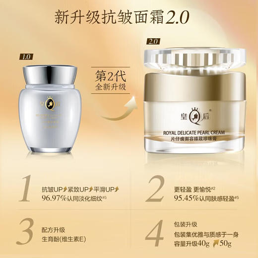 片仔癀 皇后牌 皇后御容臻致珍珠膏50g 商品图1