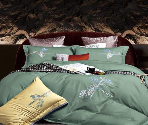 100s铂金全棉加厚磨毛刺绣四件套G117900051 商品图2