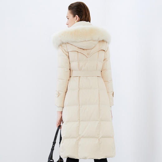 EITIE爱特爱冬季新款连帽加厚保暖羽绒服女中长款7611317 商品图4