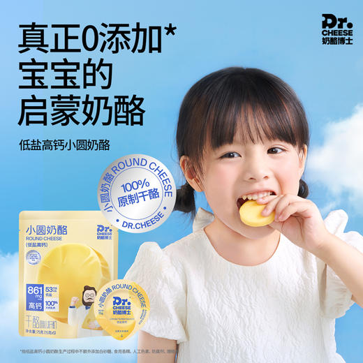 奶酪博士 小圆奶酪（低盐高钙/经典浓香高达） 商品图1