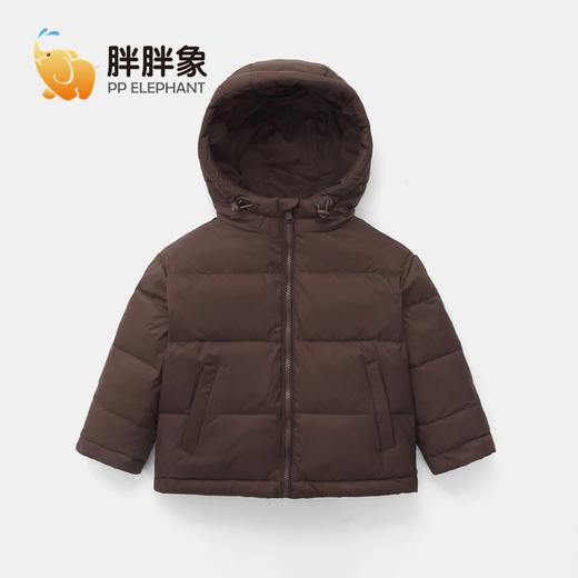 【团购】胖胖象简约连帽多色可选90白鸭绒羽绒服K12    面料：100%锦纶，里料：100%聚酯纤维，胆料：100%聚酯纤维，填充物：白鸭绒 商品图4