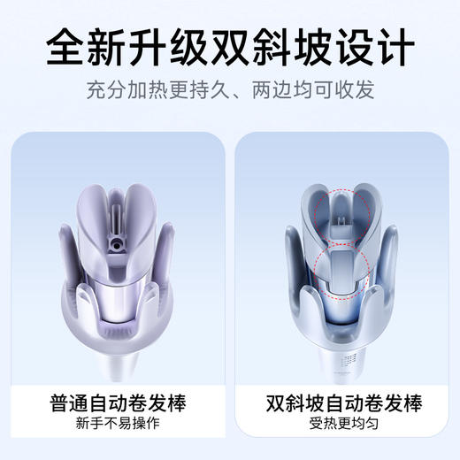 敏煌32MM！全自动卷发棒升级双斜坡旋转防烫多功能大卷水波纹波浪卷 商品图4