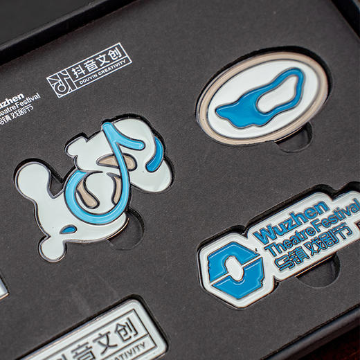 乌镇戏剧节mini徽章 第十一届戏剧节迷你胸针 徽章礼盒5件套 商品图6